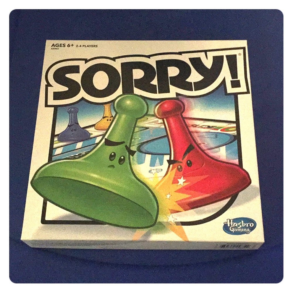♟SORRY!®️ ♟Hasbro gaming